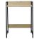 Стол на металлокаркасе BRABIX "LOFT CD-003", 640х420х840 мм, цвет дуб натуральный, 641217