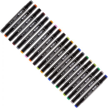 Маркер для скетчинга Deli 40цв, двухстор., E70806-40 Маркер для скетчинга Deli 40цв, двухстор., E70806-40