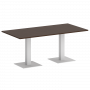Home Office Стол прямоугольный VR.SP-5-180.2 Венге/Белый металл 1800*900*750 Home Office Стол прямоугольный VR.SP-5-180.2 Венге/Белый металл 1800*900*750