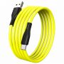 Кабель S21 USB – Type-C, 1 м, 3 А, SMARTBUY, для зарядки и передачи данных, желтый, 93409, iK-3112-S21by Кабель S21 USB – Type-C, 1 м, 3 А, SMARTBUY, для зарядки и передачи данных, желтый, 93409, iK-3112-S21by