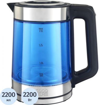 Чайник GOODHELPER KPG-2201 Blue, электрический Чайник GOODHELPER KPG-2201 Blue, электрический