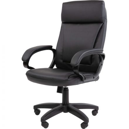 Кресло VT_Chairman 794LT чер.пласт экокожа черная Кресло VT_Chairman 794LT чер.пласт экокожа черная