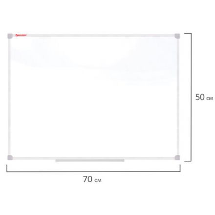 Доска магнитно-маркерная 70х50 см, ПВХ-рамка, ГАРАНТИЯ 10 ЛЕТ, РОССИЯ, BRAUBERG, 238186 Доска магнитно-маркерная 70х50 см, ПВХ-рамка, ГАРАНТИЯ 10 ЛЕТ, РОССИЯ, BRAUBERG, 238186