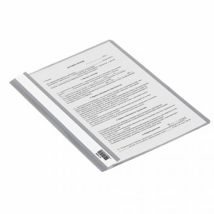 Скоросшиватель пластиковый BRAUBERG, А4, 130/180 мкм, серый, 220387 Скоросшиватель пластиковый BRAUBERG, А4, 130/180 мкм, серый, 220387