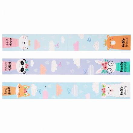 Закладки для книг с магнитом FUNNY ANIMALS, набор 6 шт., блестки, 25x196 мм, ЮНЛАНДИЯ, 113444 Закладки для книг с магнитом FUNNY ANIMALS, набор 6 шт., блестки, 25x196 мм, ЮНЛАНДИЯ, 113444