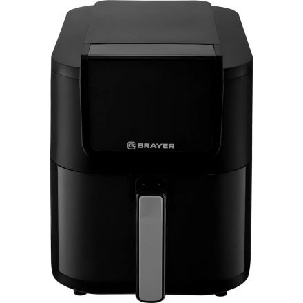 Аэрогриль BRAYER 2041BR,1500Вт,5л,t.200С, съем реш,тайм,LCD-дисп,8 прогр