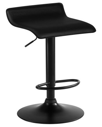 Набор 2 шт Стул барный DOBRIN TOMMY BLACK, чёрный