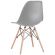 Стулья BRABIX "Eames CF-010", КОМПЛЕКТ 4 шт., пластик серый, опоры дерево/металл, 532632, 2033A