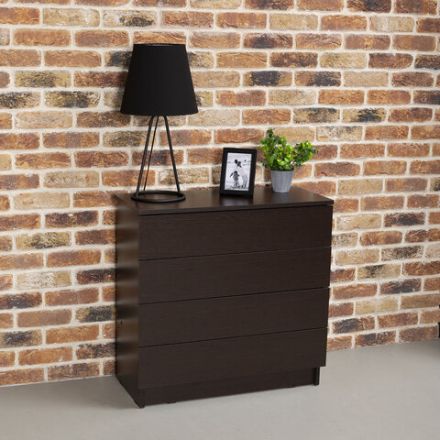 Комод BRABIX "Scandi CM-001", 750х330х730 мм, 4 ящика, ЛДСП, венге, 641902, ЦБ013659 -3