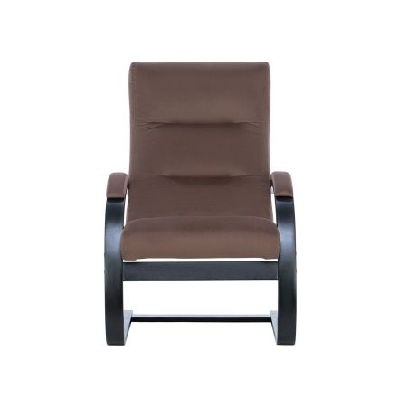 Кресло Leset Монэ, Венге, V23 молочный шоколад, Ткань Велюр