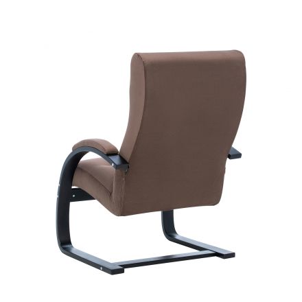 Кресло Leset Монэ, Венге, V23 молочный шоколад, Ткань Велюр