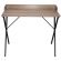 Стол на металлокаркасе BRABIX "LOFT CD-008", 900х500х780 мм, цвет морёный дуб, 641863