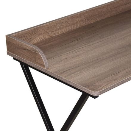 Стол на металлокаркасе BRABIX "LOFT CD-008", 900х500х780 мм, цвет морёный дуб, 641863 Стол на металлокаркасе BRABIX "LOFT CD-008", 900х500х780 мм, цвет морёный дуб, 641863