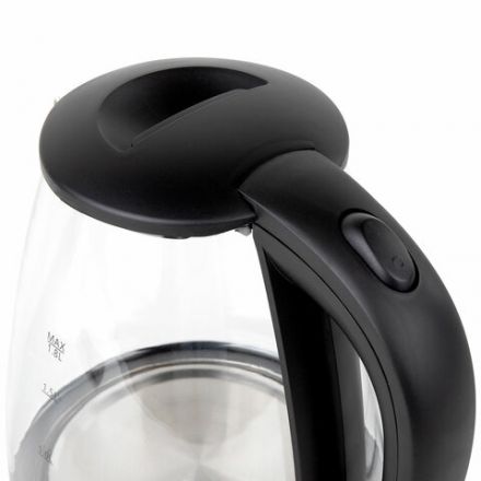 Чайник электрический CROMEX (КРОМЕКС) KT-308, 1,8 л, 1500 Вт, стекло, черный, 455150 Чайник электрический CROMEX (КРОМЕКС) KT-308, 1,8 л, 1500 Вт, стекло, черный, 455150