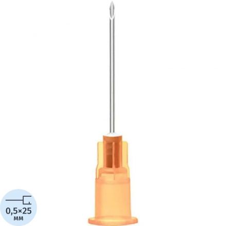 Игла инъекционная 25G (0,5х25 мм) KD-Fine 100шт./уп