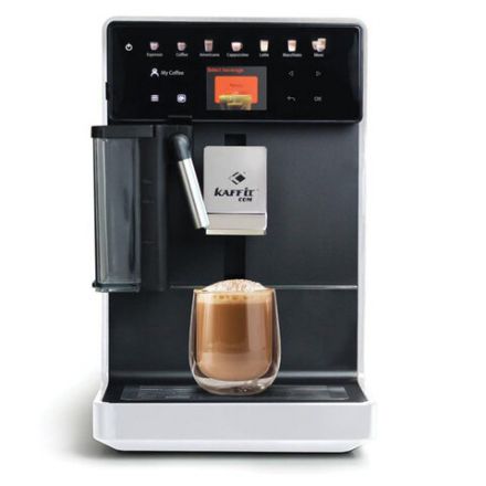 Кофемашина KAFFIT A5, 1400 Вт, объем 1,3 л, емкость для зерен 200 г, автокапучинатор, белая, A5 White Кофемашина KAFFIT A5, 1400 Вт, объем 1,3 л, емкость для зерен 200 г, автокапучинатор, белая, A5 White