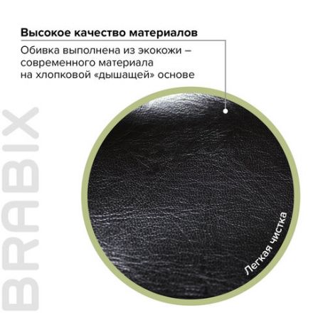 Кресло офисное BRABIX "Eldorado EX-504", экокожа, черное, 530874 Кресло офисное BRABIX "Eldorado EX-504", экокожа, черное, 530874
