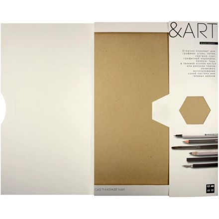 Крафт-бумага для скетчинга SKETCH&ART А3 297х420мм 125г/м2 30л 4-30-151/03