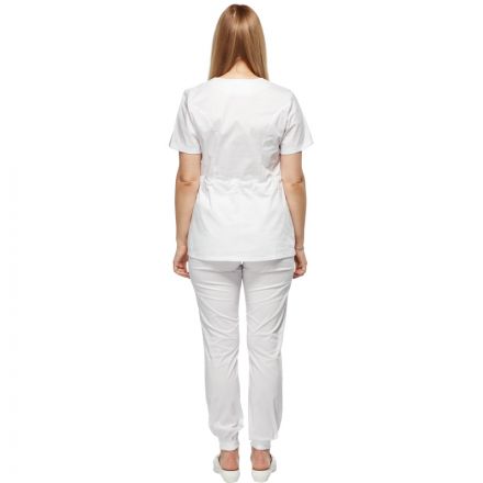 Костюм для медицинского персонала жен. М24 КБР белый 40 (158-164) Костюм для медицинского персонала жен. М24 КБР белый 40 (158-164)