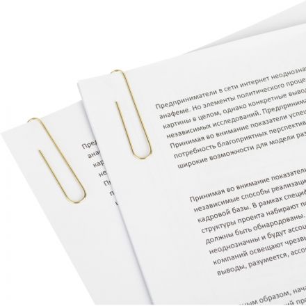 Скрепки Attache металлические омедненные 50 мм (50 штук в упаковке) Скрепки Attache металлические омедненные 50 мм (50 штук в упаковке)