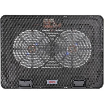 Подставка для ноутб. Buro BU-LCP156-B214H (D-NCP170-4)15.6 USB FAN металл