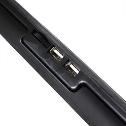 Подставка для ноутб. Buro BU-LCP156-B214H (D-NCP170-4)15.6 USB FAN металл