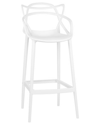Стул барный DOBRIN MASTERS BAR, белый (W-02)