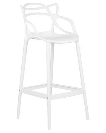 Стул барный DOBRIN MASTERS BAR, белый (W-02)