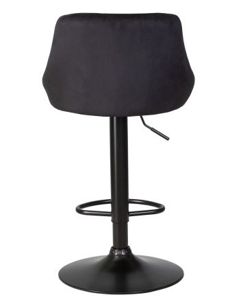 Стул барный DOBRIN LOGAN BLACK, черный велюр (MJ9-101) Стул барный DOBRIN LOGAN BLACK, черный велюр (MJ9-101)