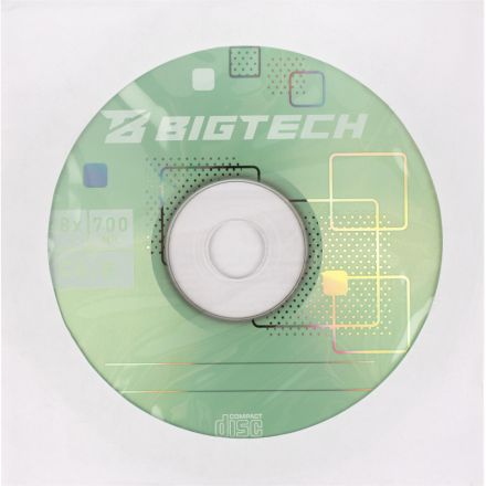 Носители информации Bigtech YCDRB005 CD-R 700 МБ/48х/1 конверт белый