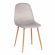 Стул Tetchair BREEZE (mod. 4724) вельвет/металл, 44 х 53 х 87 см, Light grey (светло-серый) HLR14 / натуральный