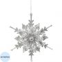 Игрушка новогодняя Снежинка, L10,5 W4 H12 см, 254621