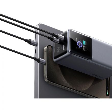 Внешний аккумулятор UGREEN PB721 (35524B)20000mAh 130W Fast Charging серый Внешний аккумулятор UGREEN PB721 (35524B)20000mAh 130W Fast Charging серый