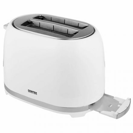 Тостер CENTEK CT-1432, 850 Вт, 2 тоста, 7 режимов, пластик, белый, CT-1432 WHITE Тостер CENTEK CT-1432, 850 Вт, 2 тоста, 7 режимов, пластик, белый, CT-1432 WHITE