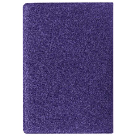 Обложка для паспорта STAFF, бархатный полиуретан, "Бабочки", фиолетовая, 237618