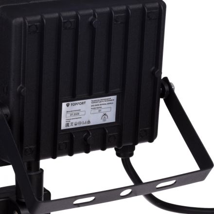 Прожектор светодиодный TOPFORT LED FL MS 50W 6500K 4250Л c датчик. движения Прожектор светодиодный TOPFORT LED FL MS 50W 6500K 4250Л c датчик. движения