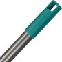 Рукоятка металлическая, цвет зеленый 120см с резьбой NV-123MG