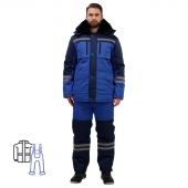 Костюм рабочий зимний з03-КПК вслк. с синим (р.48-50) 158-164 Костюм рабочий зимний з03-КПК вслк. с синим (р.48-50) 158-164