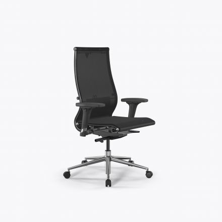 Кресло SynchroSit 10 B2-107D - T /Km00/Nb00/D02P(M23.B23.G18.W02) Черный
