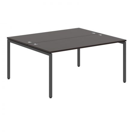 Стол 2-х местный XWST 1614 Легно темный/Антрацит 1600х1406х750 XTEN-S Стол 2-х местный XWST 1614 Легно темный/Антрацит 1600х1406х750 XTEN-S