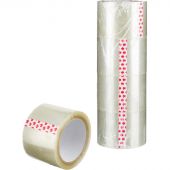 Клейкая лента 72ммх66мх45мкм, прозрач. 4 шт/уп Клейкая лента 72ммх66мх45мкм, прозрач. 4 шт/уп