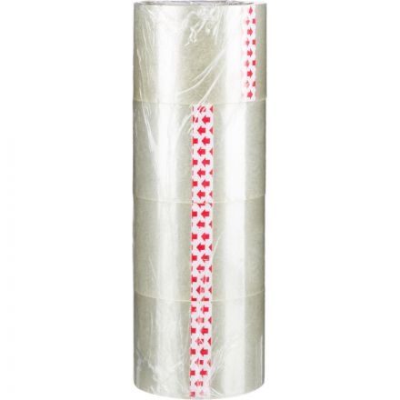 Клейкая лента 72ммх66мх45мкм, прозрач. 4 шт/уп Клейкая лента 72ммх66мх45мкм, прозрач. 4 шт/уп