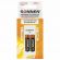 Зарядное устройство с аккумуляторами 2 шт., AA (HR6), 2700 mAh, SONNEN BC2, в блистере, 454239