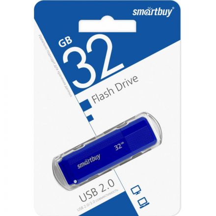 Флеш-память SmartBuy UFD 2.0 032GB Dock Blue (SB32GBDK-B) Флеш-память SmartBuy UFD 2.0 032GB Dock Blue (SB32GBDK-B)