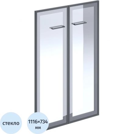 Двери IN FORMANT стекл. 2 шт 129H112 734х21х1116