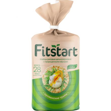 Хлебцы Fitstart Прованские травы рисовые 90г Хлебцы Fitstart Прованские травы рисовые 90г