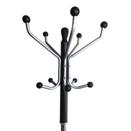 Вешалка-стойка BRABIX "CR-870" на мраморном диске, металл, 5+3 крючка, цвет коричневый, 606436 Вешалка-стойка BRABIX "CR-870" на мраморном диске, металл, 5+3 крючка, цвет коричневый, 606436