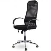 Кресло UP_СН-601 Соло хром SoloСН МБ Ср S-0401/TW-01/Е11-к (черный)