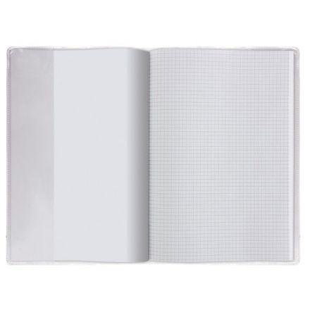 Обложка ПВХ со штрихкодом для учебников и тетрадей А4, ПЛОТНАЯ, 120 мкм, 302х580 мм, универсальная, прозрачная, ДПС, 2145.1