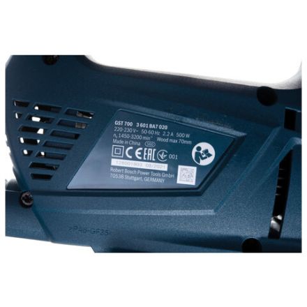 Лобзик сетевой, 500 Вт, 3200 ход./мин, глубина реза 70 мм, BOSCH GST 700 PROFESSIONAL 06012A7020 Лобзик сетевой, 500 Вт, 3200 ход./мин, глубина реза 70 мм, BOSCH GST 700 PROFESSIONAL 06012A7020